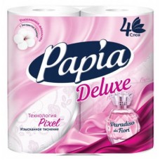 Туалетная бумага Papia Делюкс PARADISO FIORI 4сл.4*14